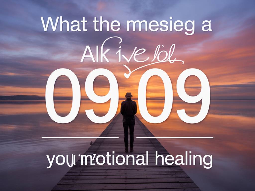 What the 09 09 angel number love message means for your emotional healing